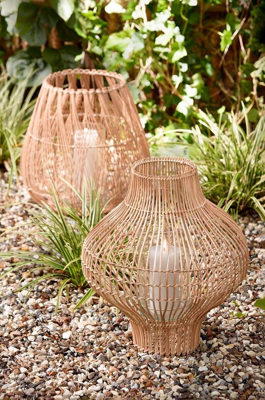 Cozy Living felinar Sasha sculp. lantern bej 6242