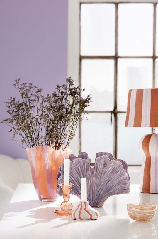 Διακοσμητικό βάζο Bahne Clam 4982423 μπλε AA00