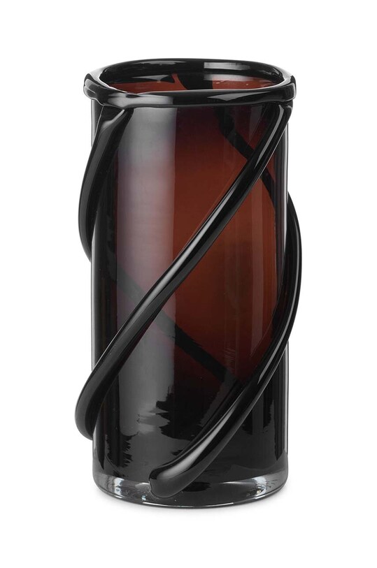 Ferm Living wazon dekoracyjny Entwine Vase S bordowy 1104263301