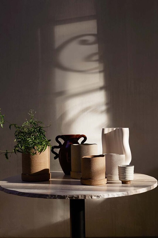 Гостиная и спальня Горшок ferm LIVING Uneru Pot 1104267309 оранжевый