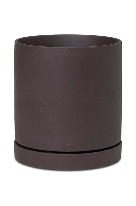 Горщик ferm LIVING Sekki Pot L чорний 5471