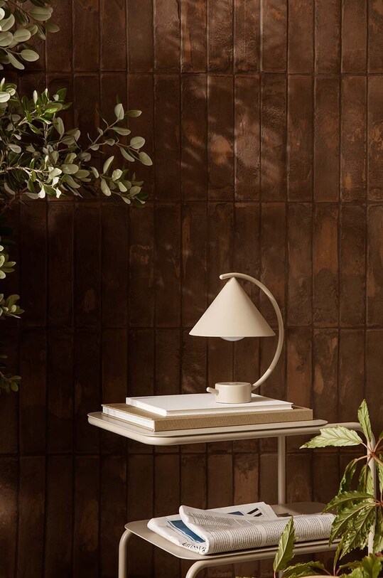 Salon i sypialnia Ferm Living stolik kawowy Level Side Table 1104263807 beżowy