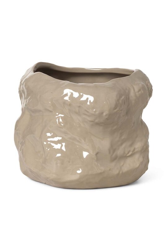 Горшок ferm LIVING Tuck Pot бежевый 110135693