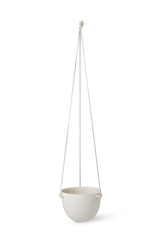 ferm LIVING lógó virágcserép Speckle Hanging Pot L fehér 1104263154