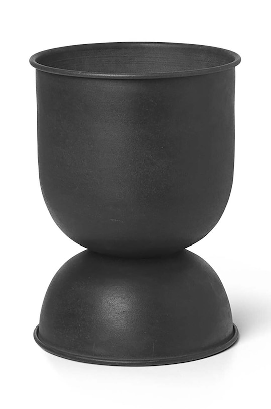 ferm LIVING oala Hourglass Pot XS negru 100709629