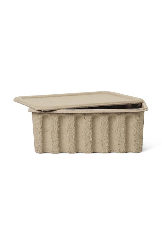 Úložný box ferm LIVING Paper Pulp Box L 2-pak 100313315 béžová AA00