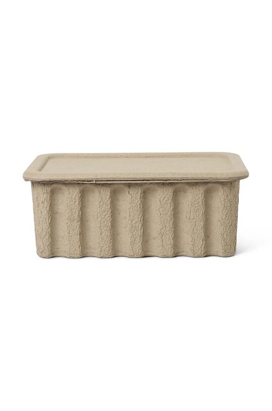 Гостиная и спальня Ящик для хранения ferm LIVING Paper Pulp Box L 2 шт 100313315 бежевый