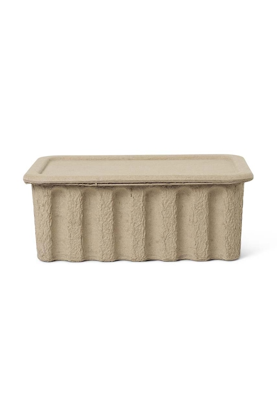 Obývacia izba a spálňa Úložný box ferm LIVING Paper Pulp Box L 2-pak 100313315 béžová