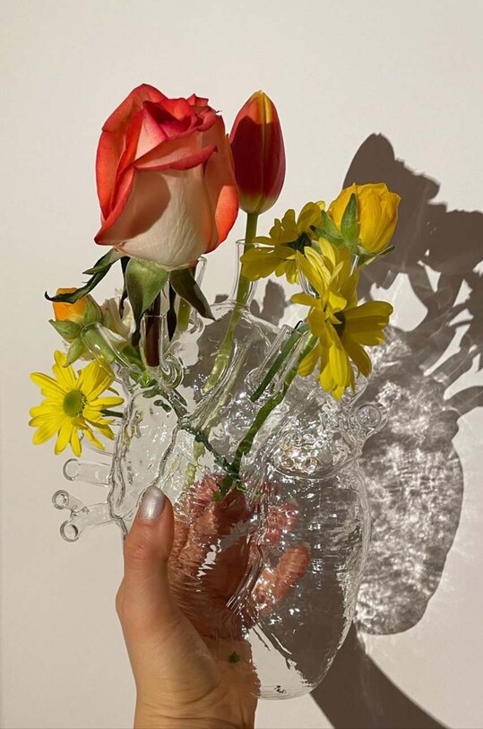 Декоративна ваза Seletti Love in Bloom прозорий 09922