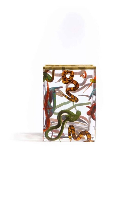 Декоративна ваза Seletti x Toiletpaper барвистий 14121.
