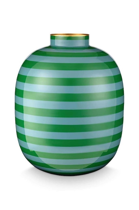Pip Studio vaza decorativa Stripes Green multicolor 51102078