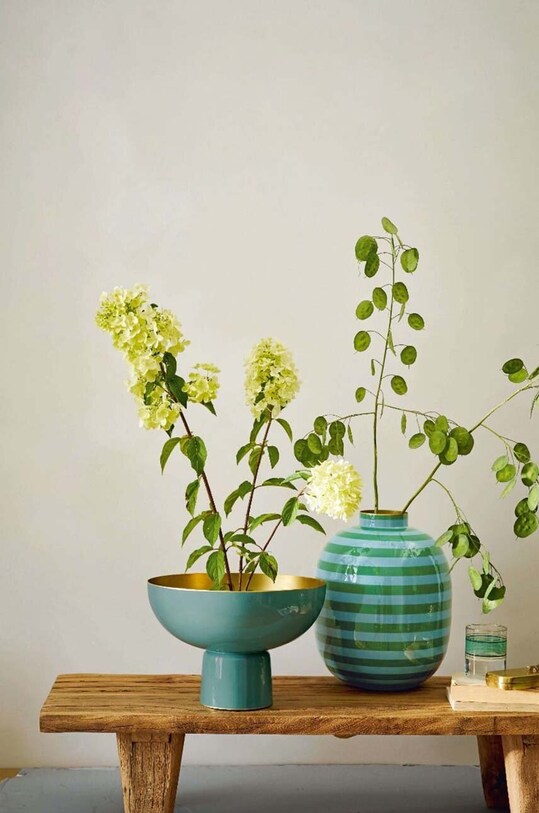Ukrasna vaza Pip Studio Stripes Green šarena 51102078
