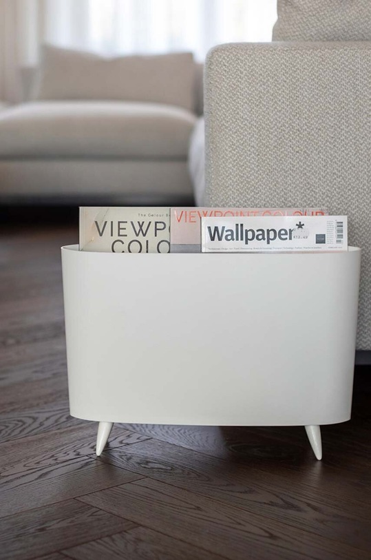 Вітальня та спальня Газетниця Koziol Milano 5350525 білий