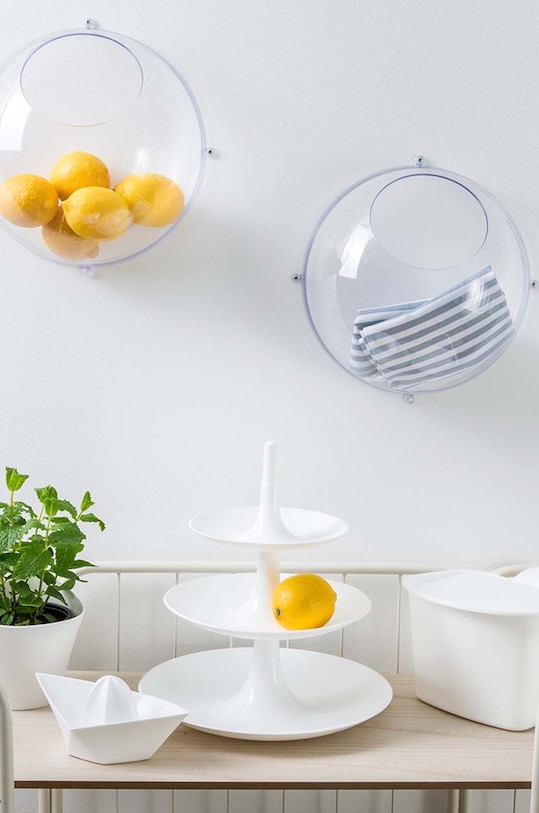 Salon i sypialnia Koziol organizer ścienny Orion 2021900 transparentny