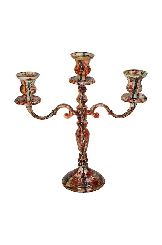 Dekorativen svečnik pisana KAL.0613