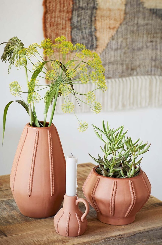 Obývací pokoj a ložnice Květináč Madam Stoltz YT230170 béžová