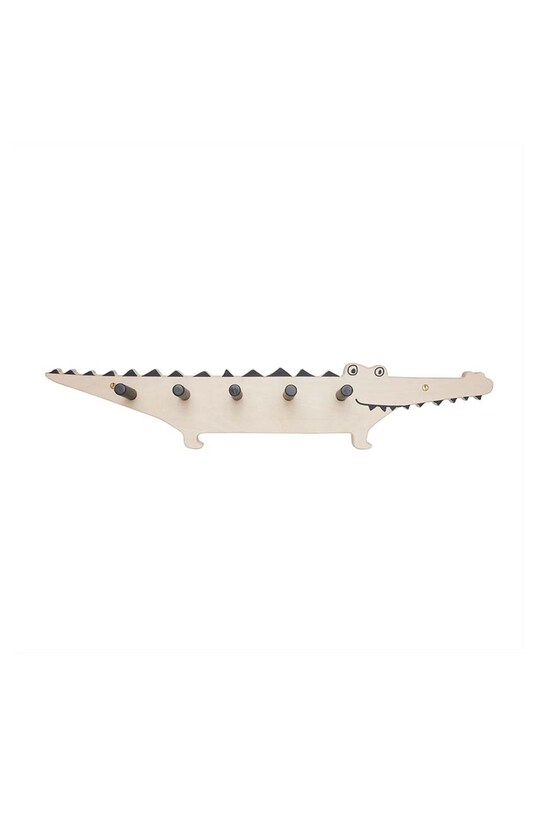 Настінна вішалка OYOY Crocodile Coat Rack бежевий M107575