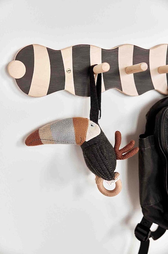 Salon i sypialnia OYOY wieszak ścienny Larva Coat Rack M107576 multicolor