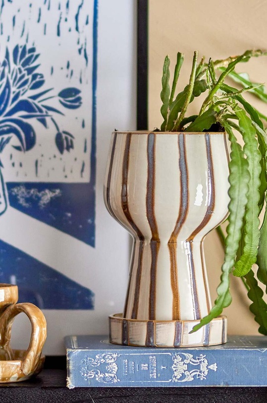 Obývací pokoj a ložnice Květináč Bloomingville Agna 82060816 vícebarevná