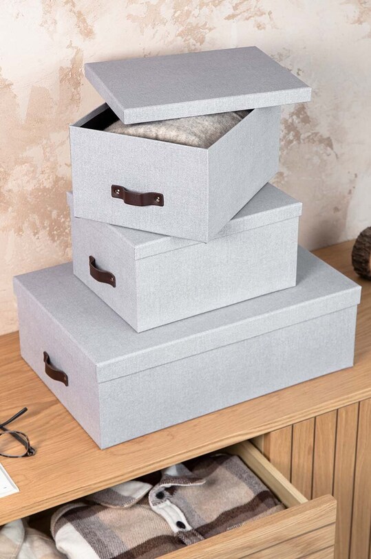 Комплект ящиков для хранения Bigso Box of Sweden Inge 3 шт 8113C6249LEA648