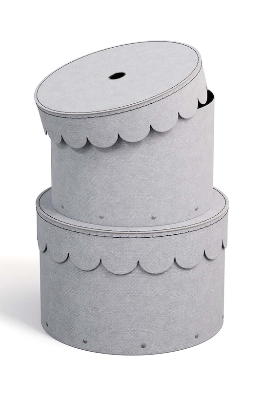 Bigso Box of Sweden zestaw pudełek do przechowywania 9882C6206 szary AA00