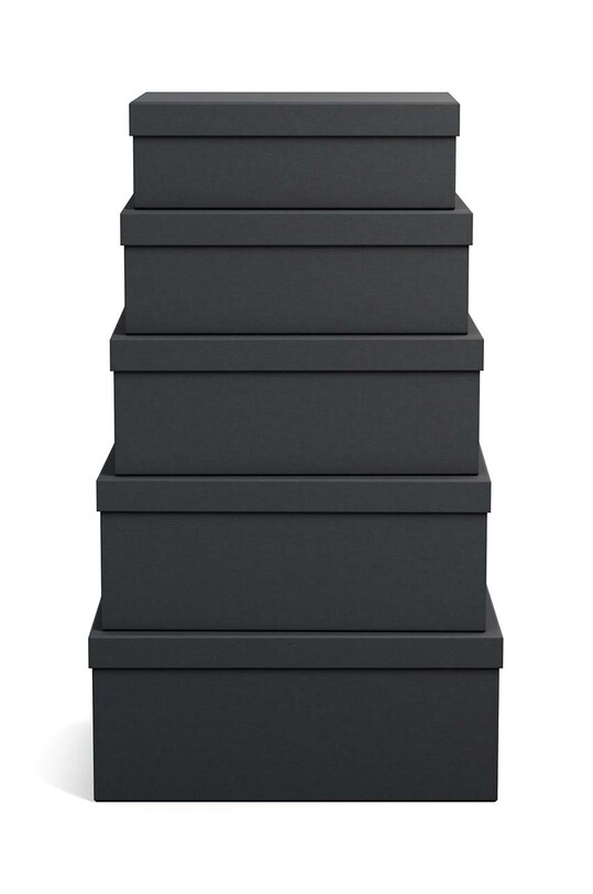 Набір ящиків для зберігання Bigso Box of Sweden Joel 5-pack 310545633 сірий AA00