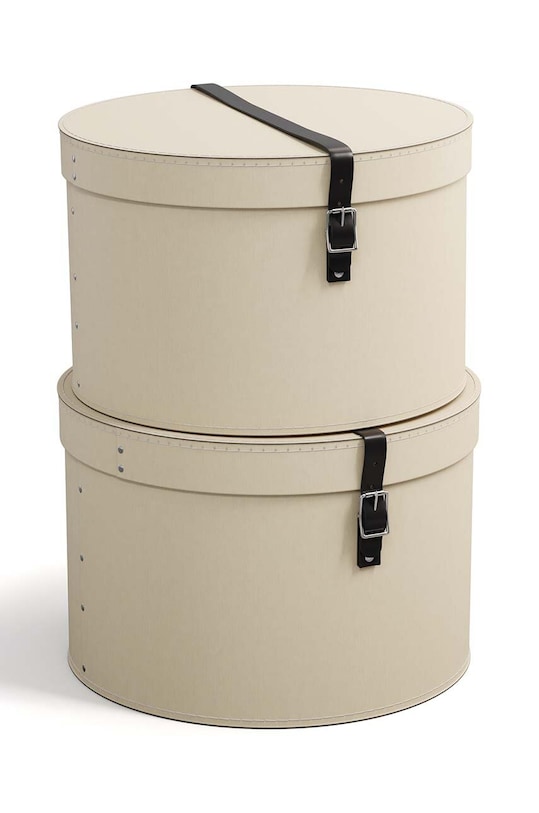 Bigso Box of Sweden set de cutii de depozitare Rut 2-pack bej 548250233LEA000