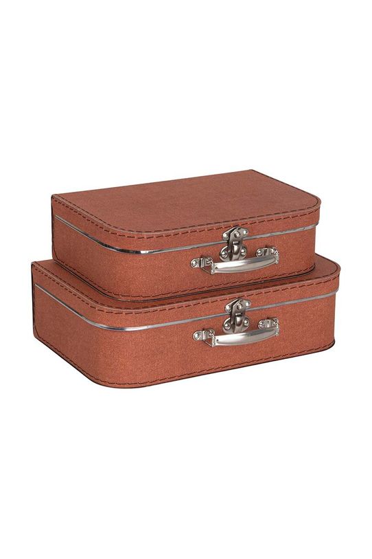 Σετ κουτιών αποθήκευσης Bigso Box of Sweden Children Suitcase 2-pack πορτοκαλί 5032C4549H003