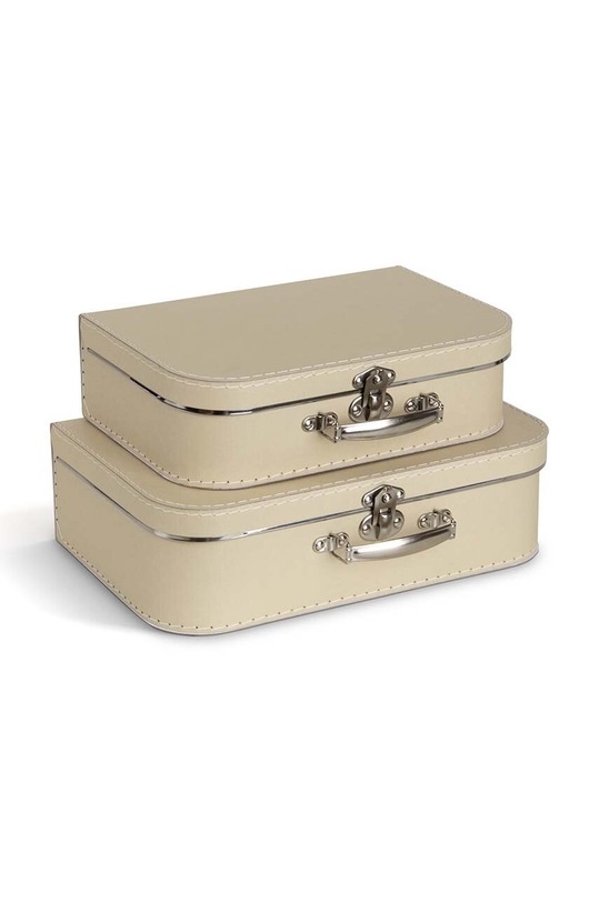Σετ κουτιών αποθήκευσης Bigso Box of Sweden Childrens Suitcase 2-pack μπεζ 503250233H003