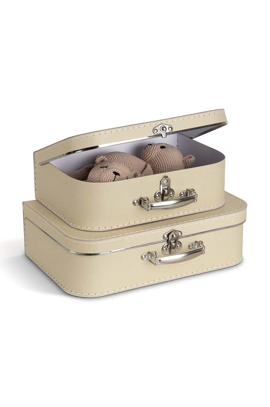 Σετ κουτιών αποθήκευσης Bigso Box of Sweden Childrens Suitcase 2-pack 503250233H003 μπεζ AA00