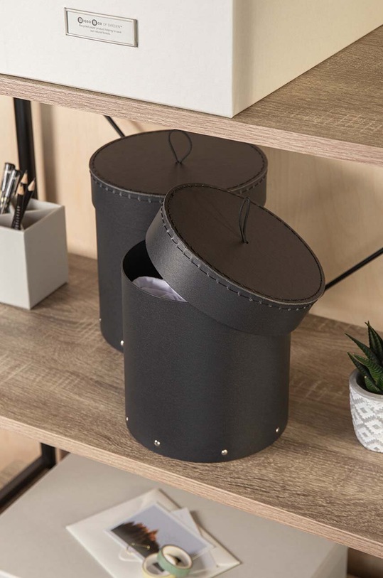 Σετ κουτιών αποθήκευσης Bigso Box of Sweden Hanna 2-pack 802216001S000 γκρί