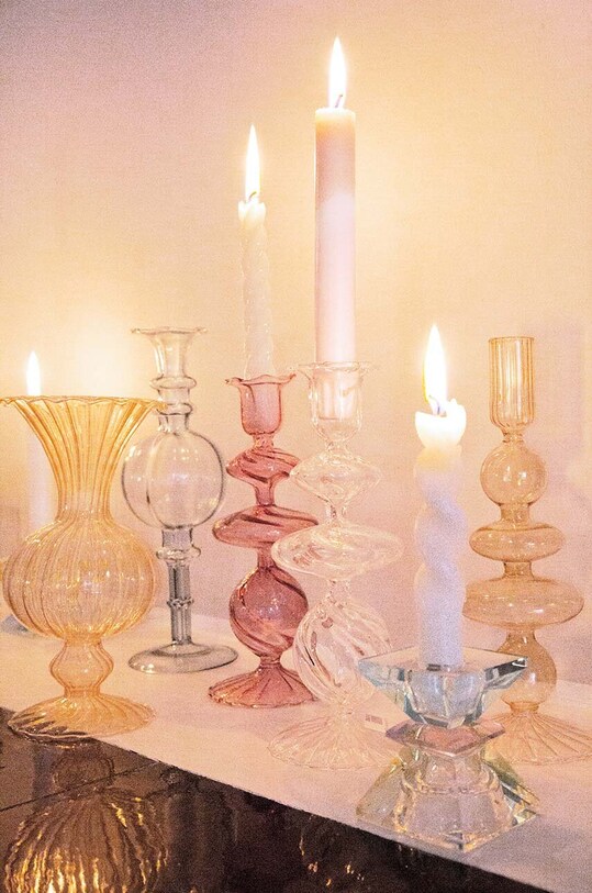 Декоративний свічник AU Maison 938.867.480.063 фіолетовий AA00