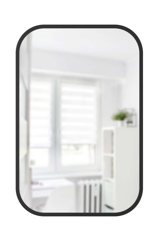 Nástenné zrkadlo Umbra Hub Rectangle čierna 1014801.040