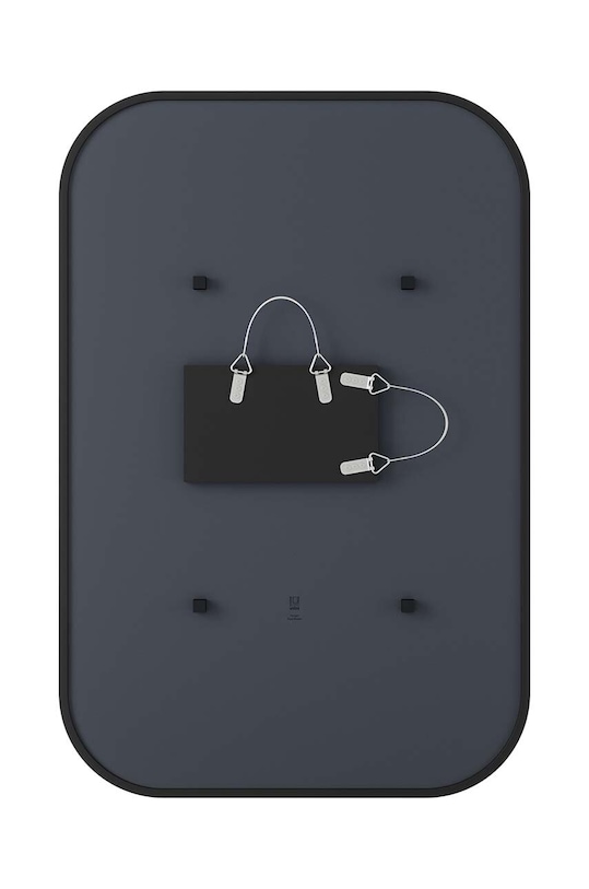Umbra fali tükör Hub Rectangle fekete 1014801.040