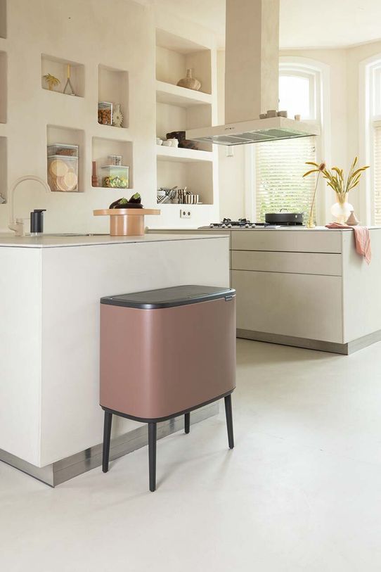 Odpadkový kôš Brabantia Bo Touch Bin 11 + 23L 234064 hnedá