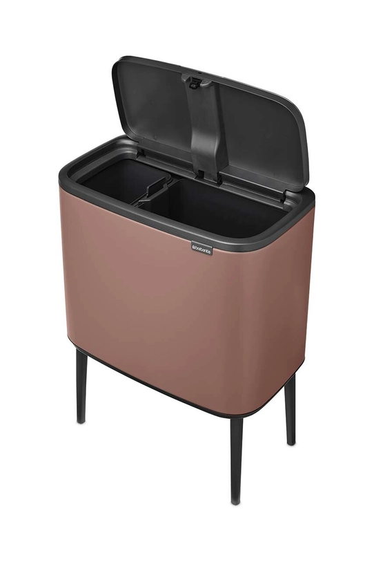 Brabantia cos de gunoi Bo Touch Bin 11 + 23L maro 234064