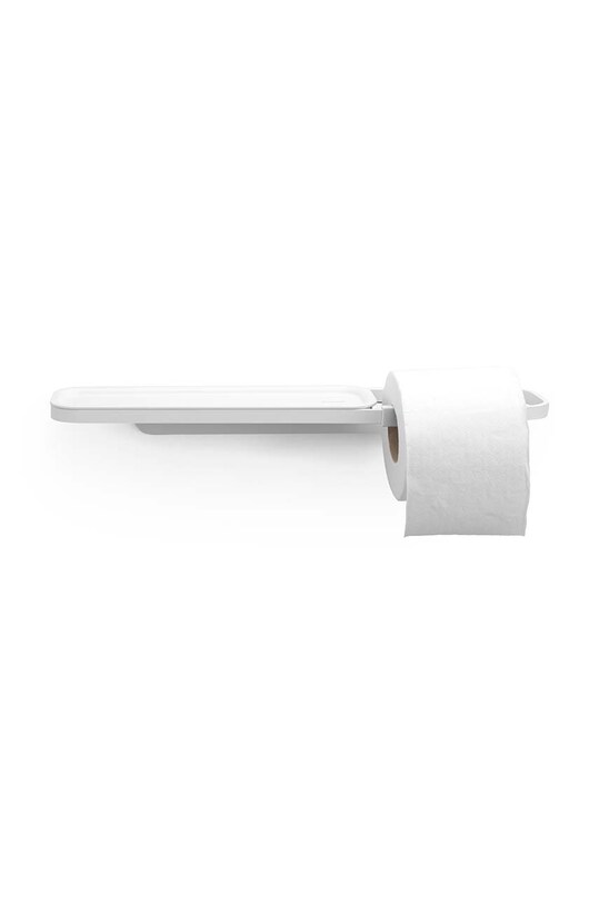 Brabantia suport hartie igienică cu raft alb 303142