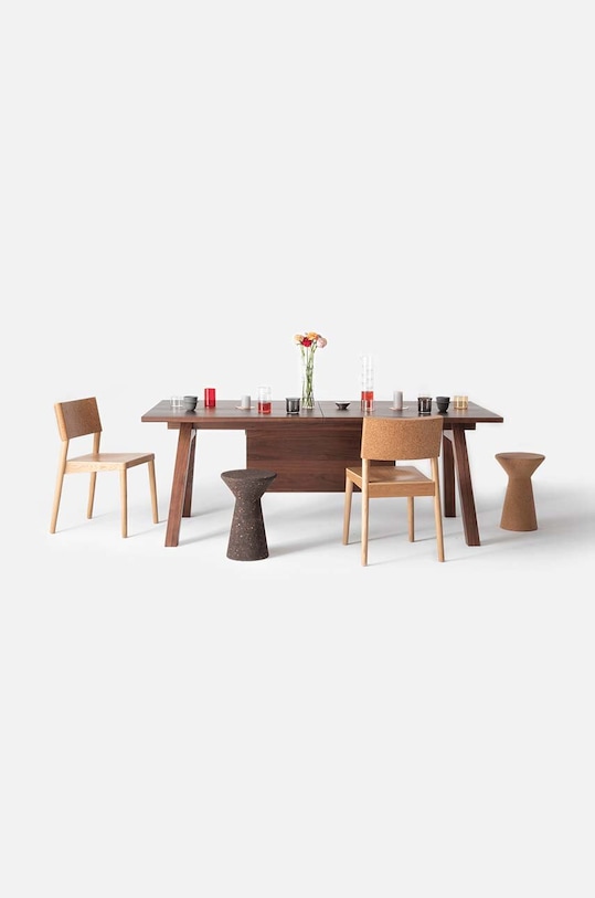 Living și dormitor Tre Product scaun Cork Stool CS291NC galben