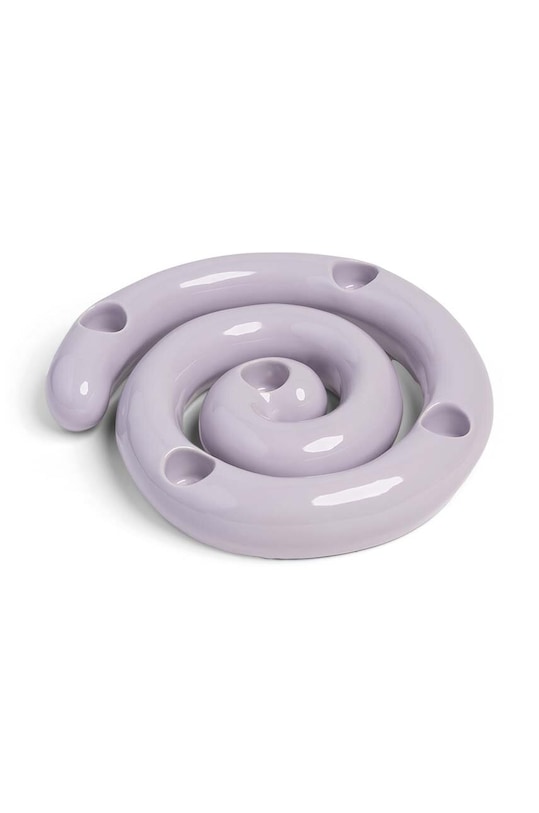 Декоративний свічник &k amsterdam фіолетовий 1513.01