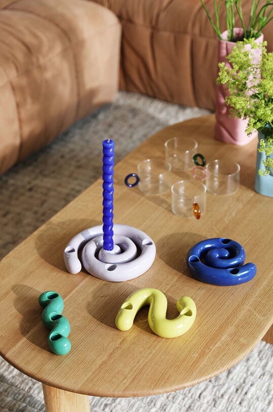 Декоративний свічник &k amsterdam 1513.01 фіолетовий AA00