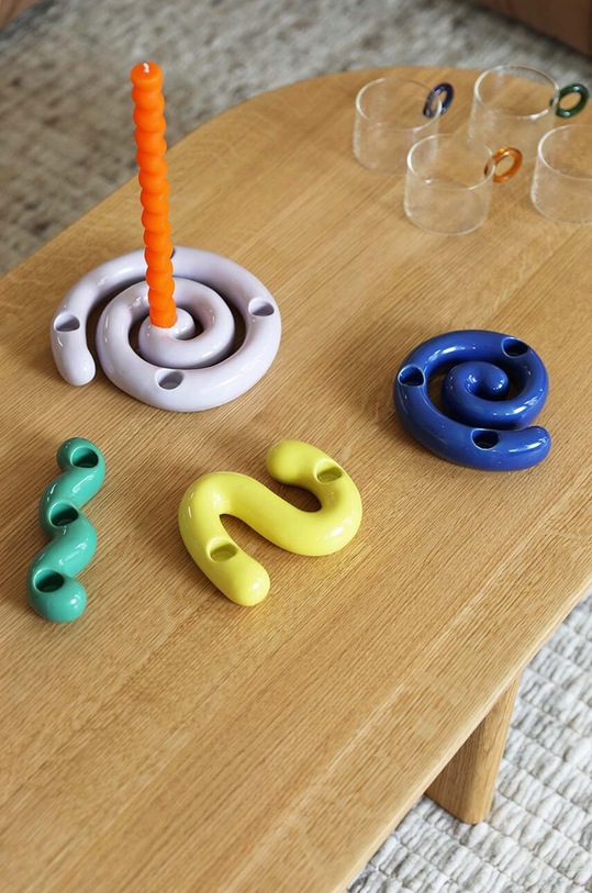 Вітальня та спальня Декоративний свічник &k amsterdam 1513.01 фіолетовий