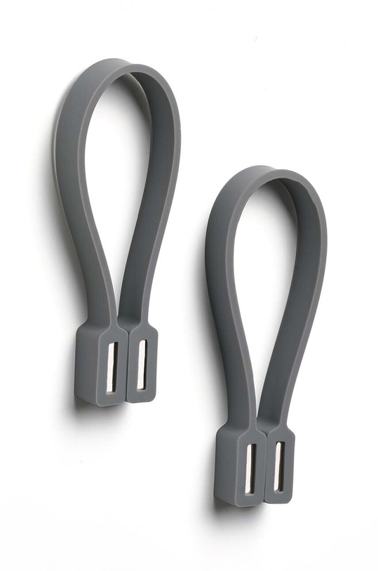 Set magnetskih zidnih vješalica Zone Denmark 2-pack 27923. siva AA00