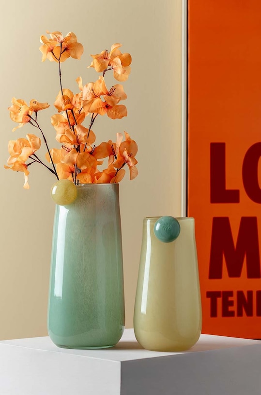 Διακοσμητικό βάζο Present Time Bolita Medium μπεζ PT4153LY