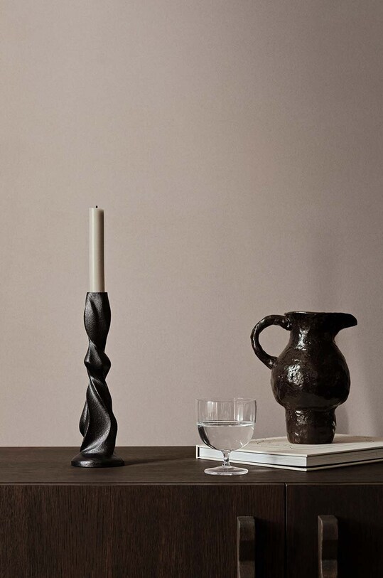 Вітальня та спальня Декоративний свічник ferm LIVING Gale 1104268694 чорний