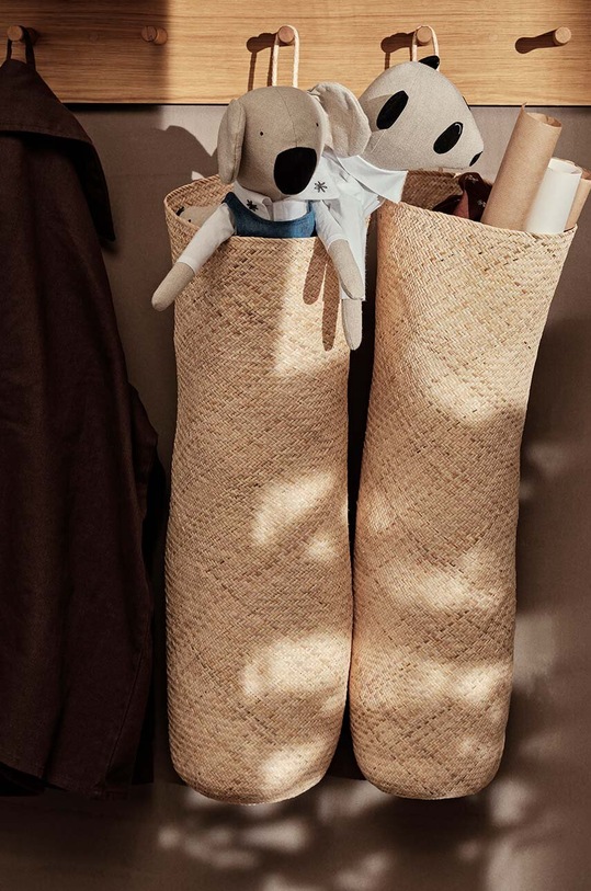 Гостиная и спальня Корзина для хранения ferm LIVING Sato 1104268094 бежевый