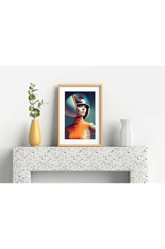 HARTMAN plakat a.i art Retro Futue 30 x 40 cm KB1433HAR.RETROFUT14 multicolor AA00