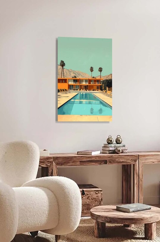 Obývacia izba a spálňa Plagát a.i.art HARTMAN Villa California 05 27,94 x 35,56 cm KB1783H11.VILLACAL05 viacfarebná