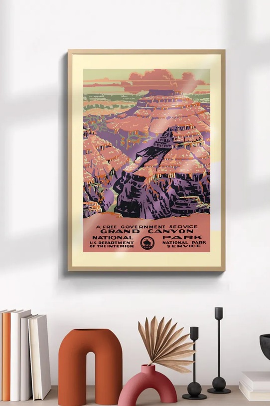 PLAKAT dekoracja ścienna Canyon 30 x 40 cm KB1209PLAKCANYON multicolor AA00