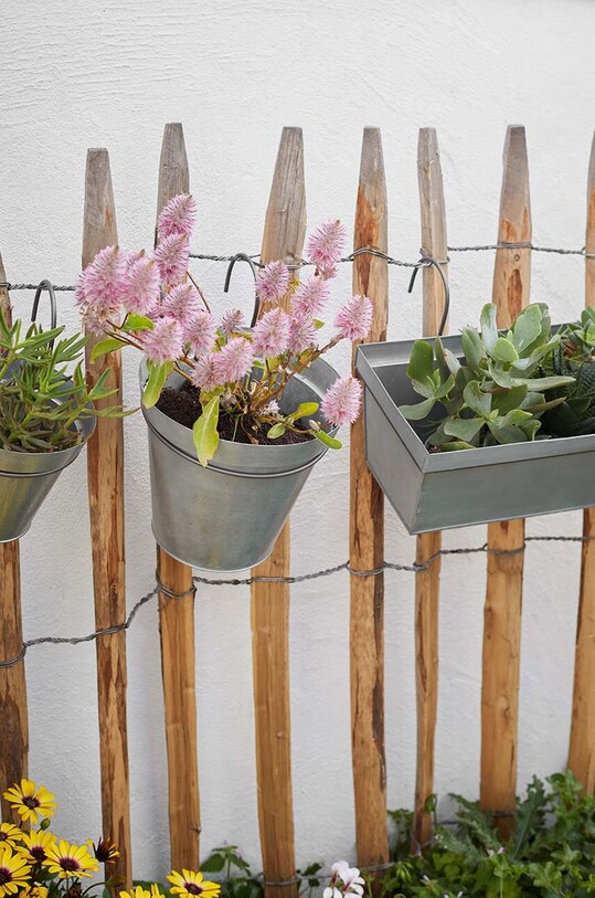 Підвісний вазон Madam Stoltz 3481.3482ZI сірий AA00