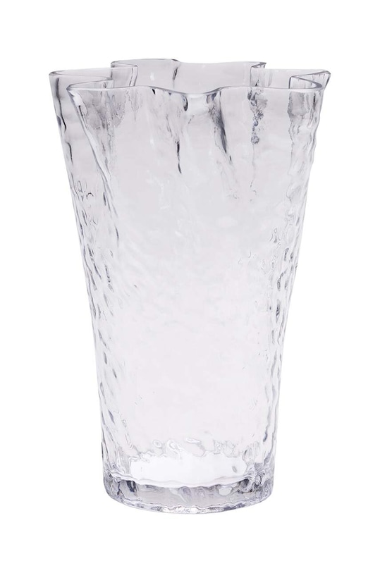 Ukrasna vaza Hübsch Ruffle transparentna 661913